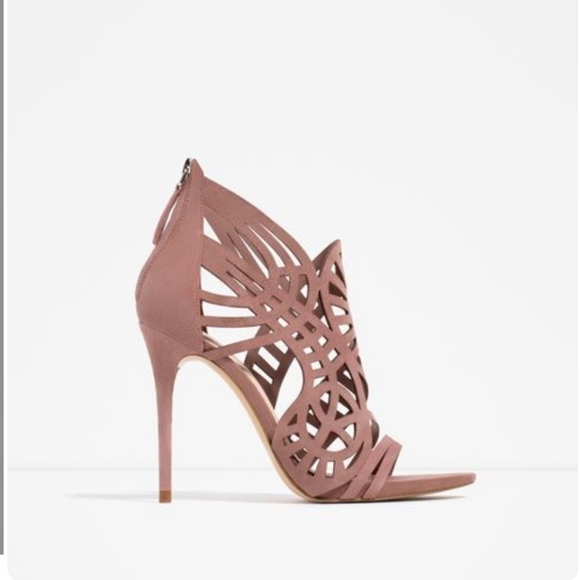 [SOLD] Zara Open Work heels - Picture 5 of 5